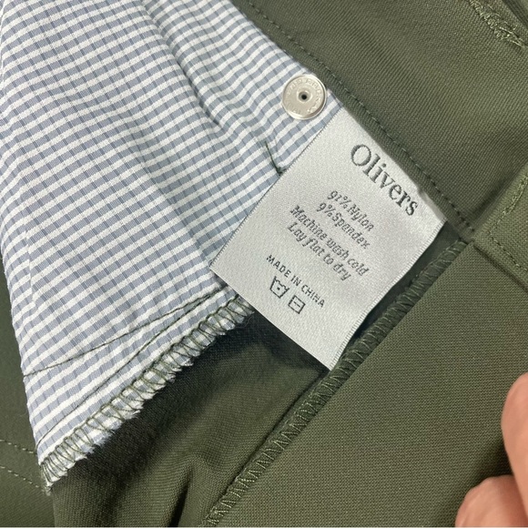 New Olivers Apparel Passage Pants Olive Green Size 34 - Picture 3 of 8